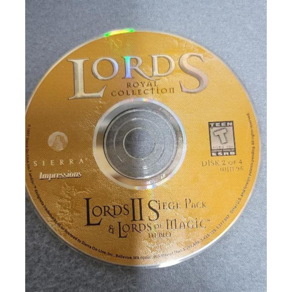 Lords Royal‎ Collection PC Game Map 5 Manuals Reference Card PC in Original Box - Picture 8 of 9